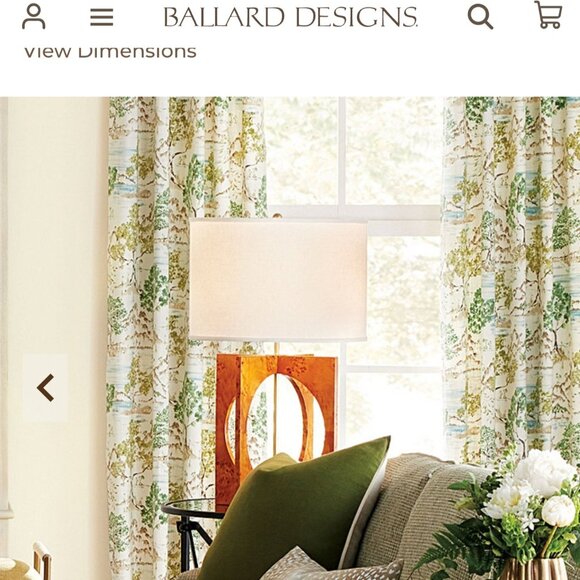 Ballard Designs Dawson Burlwood Table Lamp Base - Picture 1 of 6